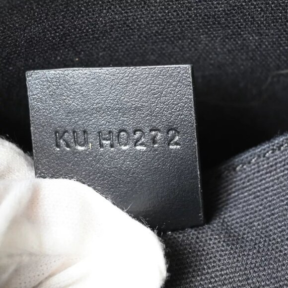 GIVENCHY G Logo 2Way Shoulder Hand Tote Bag Canvas Leather Black Italy 97FA497 - Picture 15 of 15